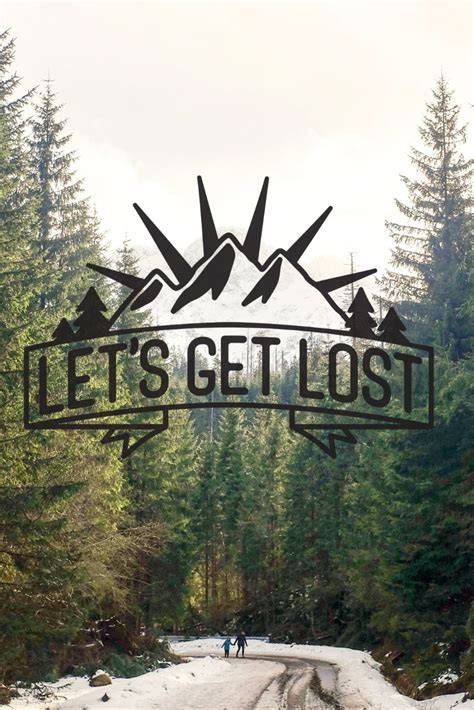 Lets Get Lost Adventure Quote Phrase Vector Svg Eps Png Etsy