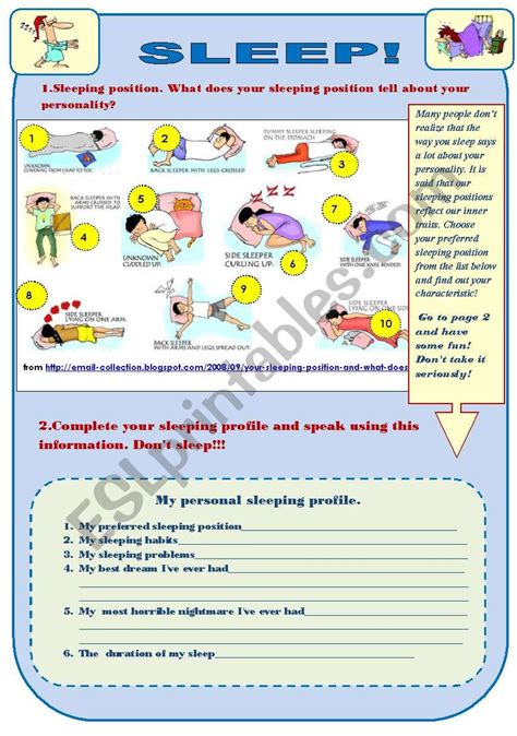 Sleep Word Worksheet For Kids