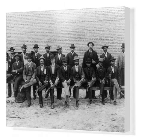 Print Of Bricklayers Union C1899 Group Portrait Of The African