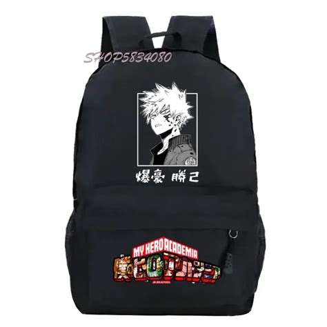 Hot My Hero Academia Deku Shoto Multifunction Backpack School Bags For