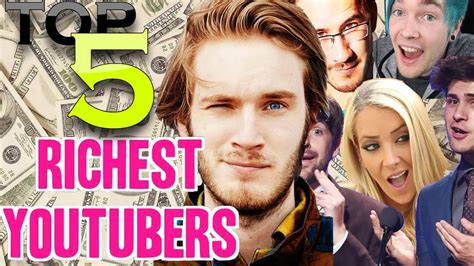 Top 5 Richest Youtubers Youtube