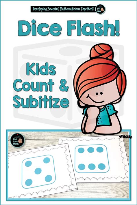 Number Sense Subitize Count Dice Flash 0 6 Subitizing