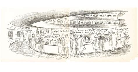 Gallery Of The New Yorker Cartoon That Accompanied The Opening Of Frank Lloyd Wright S