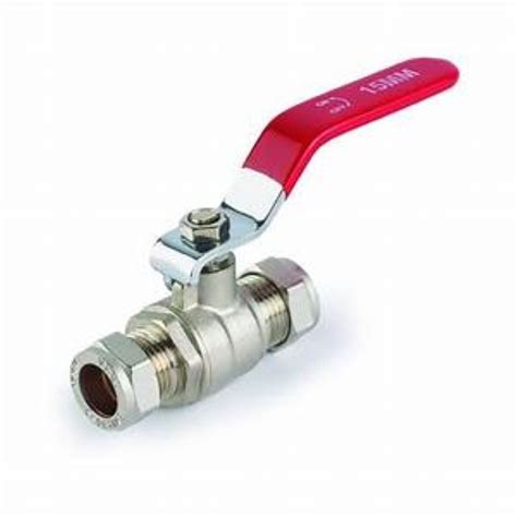 WRAS Approved Red Handled Lever Valve