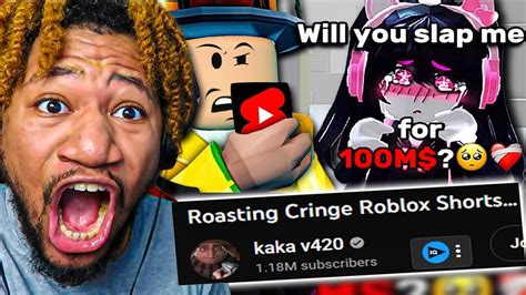 Kakav420s Roasting Cringe Roblox Shorts Made Me Cringe Youtube