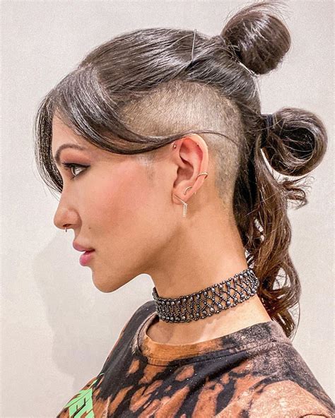the 50 coolest shaved hairstyles for women hair adviser undercut long hair shaved side