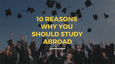 10 Reasons Why You Should Study Abroad Beyond Consultant