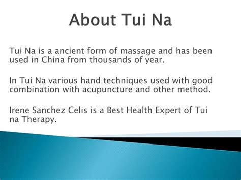 ppt what is tui na massage therapy powerpoint presentation free download id 7422938