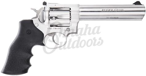 Ruger Gp100 Standard 6 Rd 357 Magnum 6 Stainless Revolver Omaha Outdoors