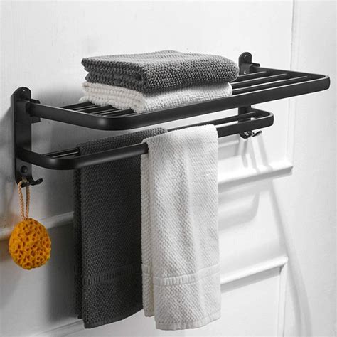 Novashion Towel Racks Towel Bar 24in Towel Rack Towel Wall Mount Shelf