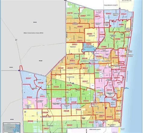 A Great Map With Broward County Zip Codes Location Helpful When Buying