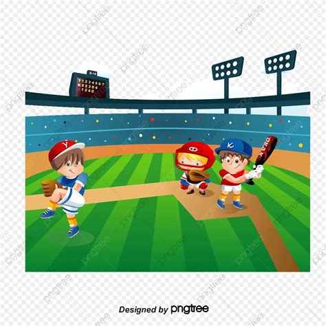 Niños De Béisbol De Vector Png Vector De Beisbol Vector De Niños