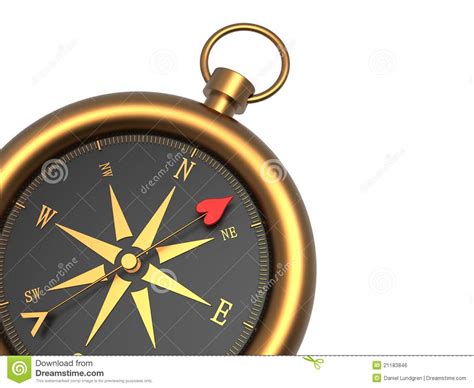 Love Compass Stock Illustration Illustration Of Direction