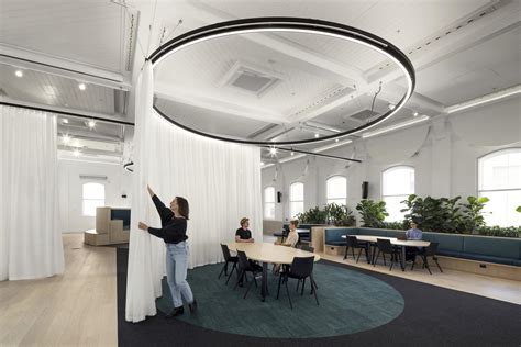 Curtain Call Four Flexible Office Spaces That Use Interior Curtains