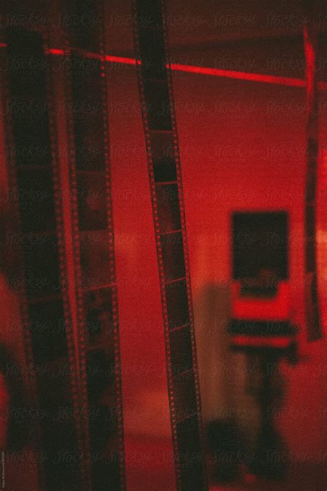 Film Negatives In A Darkroom Del Colaborador De Stocksy Kkgas