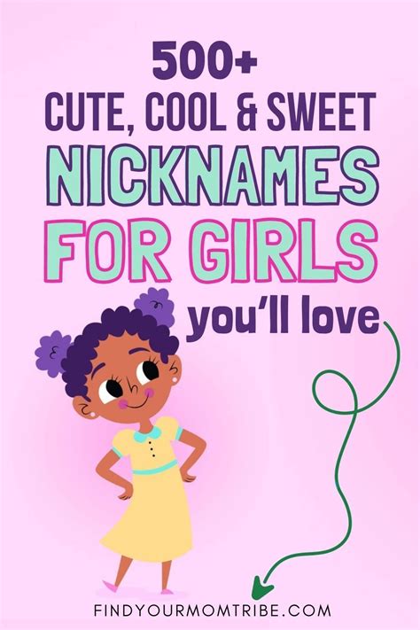500 Cute Cool And Sweet Nicknames For Girls Youll Love In 2021