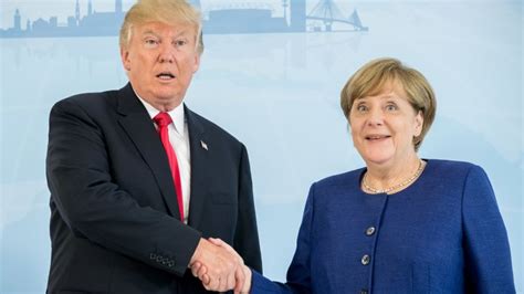The Merkel Trump Handshake Heard Round The World Cnn Politics