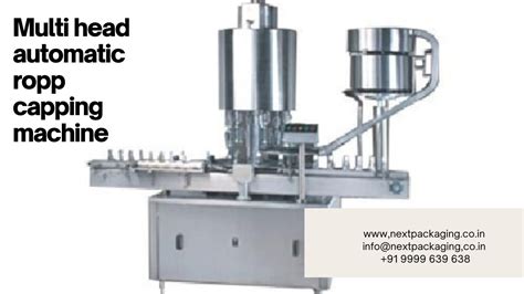Multi Head Automatic Ropp Capping Machine Roll On Pilfer Proof Type