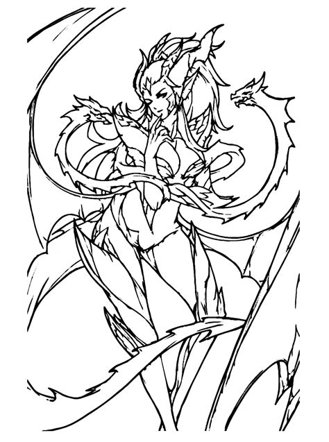 Dragon Sorceress Zyra League Of Legends