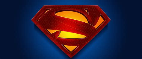 Superman Wallpaper 4k Logo Dc Superheroes Blue Background Graphics
