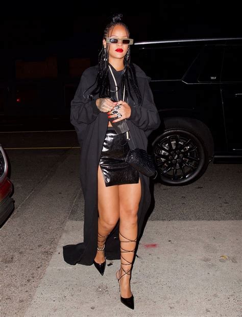 Rihanna Shows Off Her Sexy Legs In La 15 Photos Fappeningthots