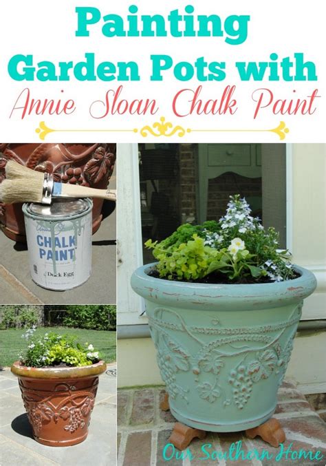 Painting Garden Pots With Annie Sloan Chalk Paint Our