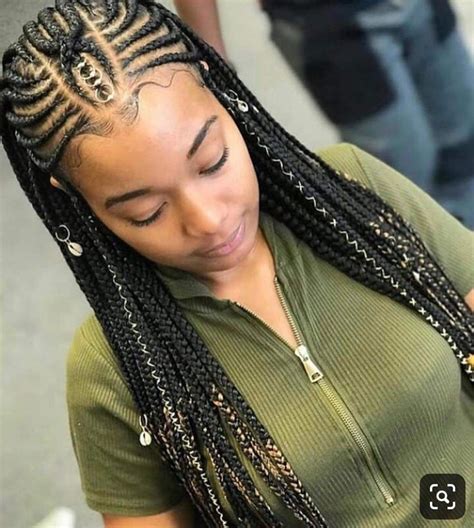 These chunky braids make a big hair statement. Cornrow Hairstyles For Women 2020 - bpatello