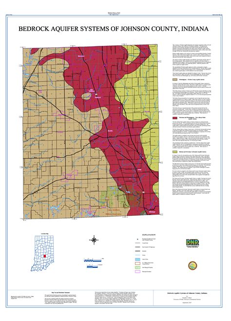 Dnr Water Aquifer Systems Maps 18 A And 18 B Unconsolidated And