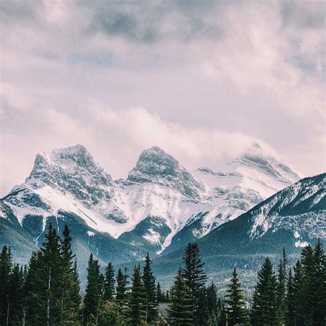 Three Sisters Canmore Alberta Photo By Brenleo Canada Travel