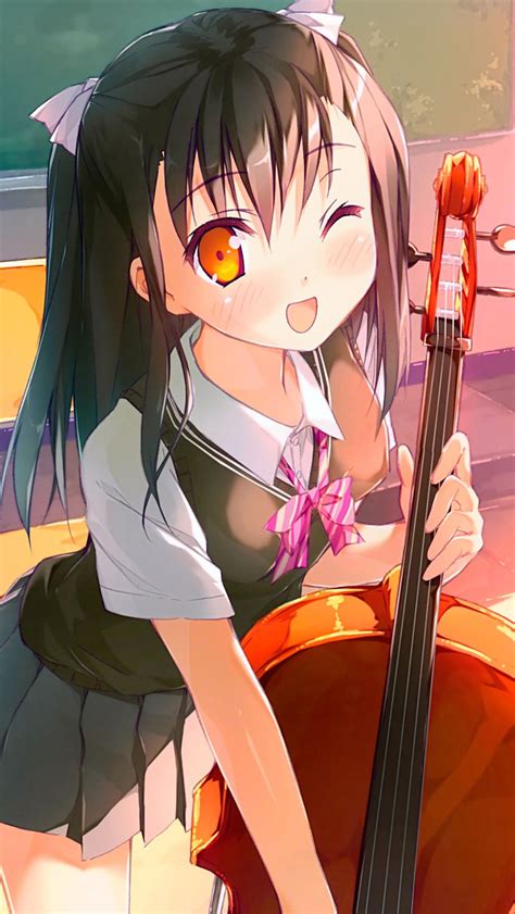 Cute Anime Girl Iphone Wallpaper Wallpapersafari