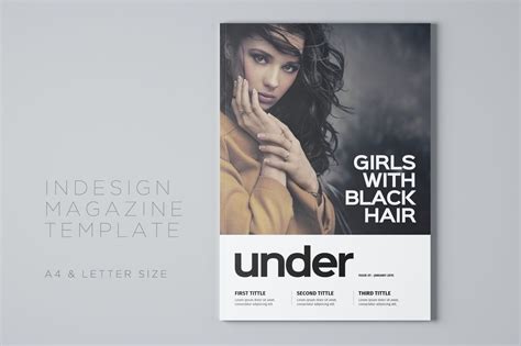 Under Magazine Template (With images) | Magazine template, Photography magazine template, Magazine