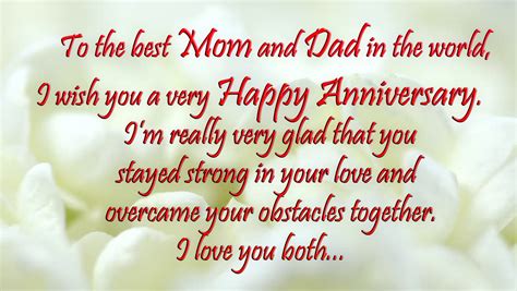 Happy Anniversary Mom And Dad Anniversary Wishes For Parents