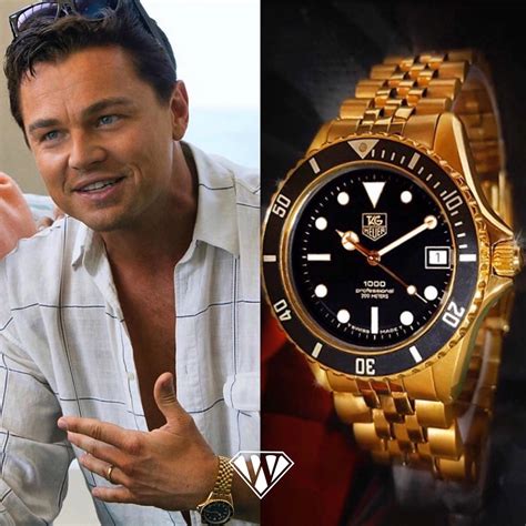 Leonardo dicaprio, jonah hill, margot. The Wolf Of Wall Street - TAG Heur Watch | Superwatchman.com