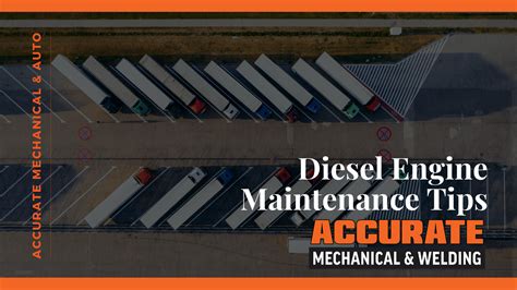 Diesel Engine Maintenance Tips Accurate Mechanical And Welding