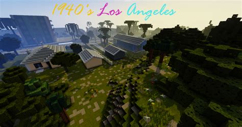 The street map of los angeles is the most basic version which provides you with a comprehensive outline of the city's essentials. 1940's Los Angeles Minecraft Map