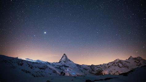 Starry Sky Over The Matterhorn Backiee