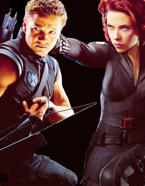 Hawkeye And Black Widow The Avengers Photo 30740904 Fanpop