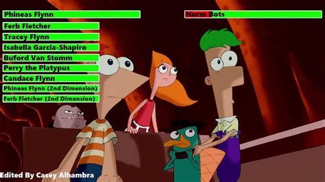 phineas and ferb the movie across the 2nd dimension 2011 tunnel chase with healthbars youtube