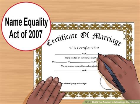 How To Amend A Marriage Certificate 9 Steps With Pictures