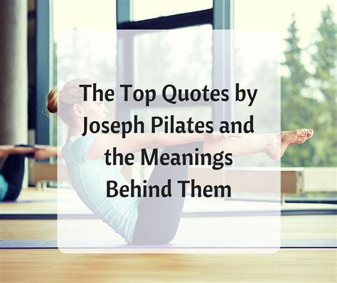 Joseph Pilates May Be Best Known Today For His Exercises But He Was