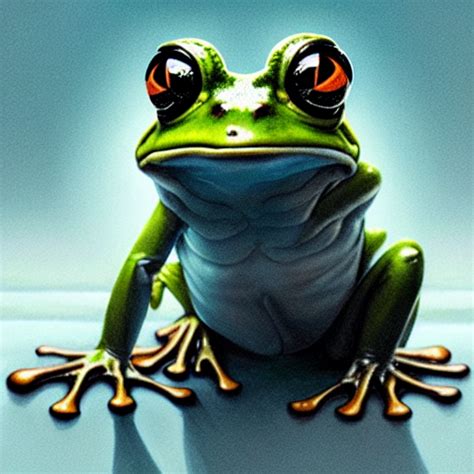 Krea Ai Frog Highly Detailed Digital Painting Artstatio