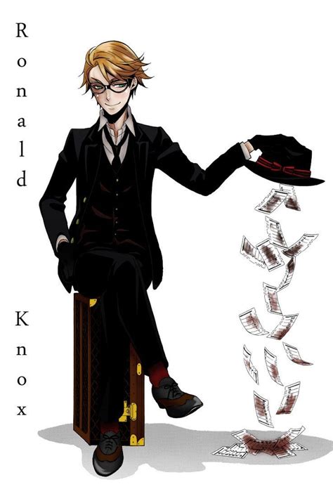 Black Butler Kuroshitsuji Ronald Knox Black Butler Fanfiction Black