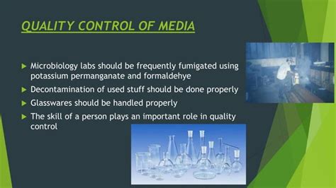 Culture Media And Quality Control