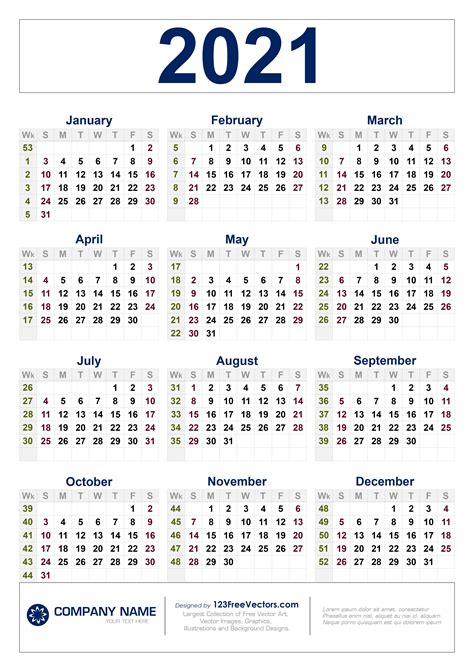 2021 calendar in excel format. Free Editable Weekly 2021 Calendar : Custom Editable 2021 ...