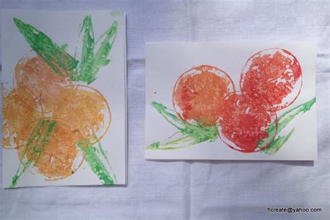 Fruit And Vegetable Printing Floridacreate