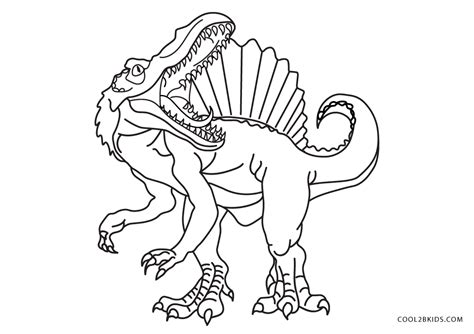 Best printable dinosaur coloring page | Barrett Website