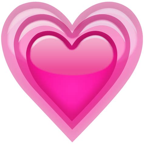 Heart love emoji icon object. Download Growing Pink Heart Emoji Icon | Emoji Island