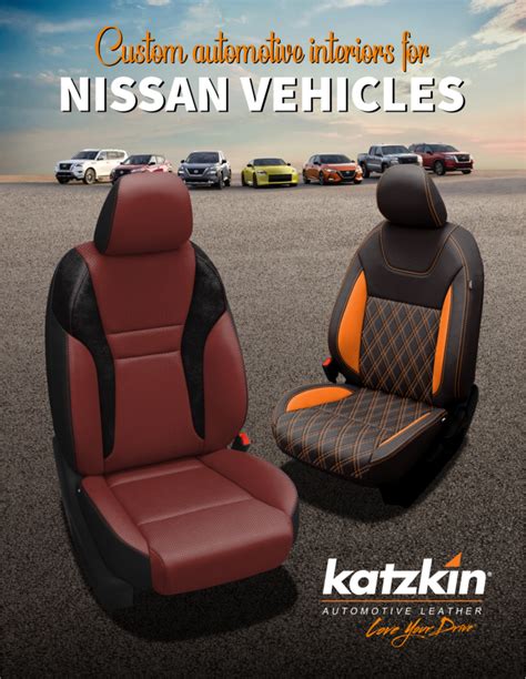 Nissan Seat Covers Leather Seats Leather Car Seats Interior Katzkin