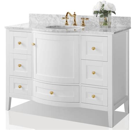 Small White Bathroom Vanity Photos Cantik