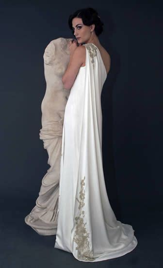 Toga Wedding Gown